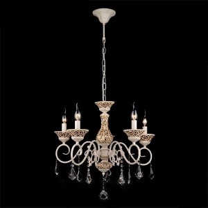 Светильник 3160/5 белый с золотом/ Strotskis RSP