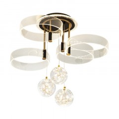 Потолочный светильник LED4U L1040-750 BK Потолочный светильник LED4U L1040-750 BK