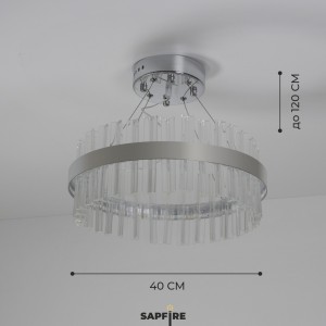 Светильник MD.6015 СHROME/ХРОМ D400/H1200/1/LED/40W/4500K INNOVATION STYLE DZN22-05 ASK