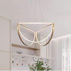 Светильник ElegantLight DZN-6055 БРОНЗА D800*800*800/H1200/3/LED/..W/2800-4500-6500K SOLANA