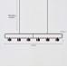 Светильник DZN3-1-03 BLACK+COOPER/ЧЕРНЫЙ+МЕДЬ D1340/H245/6/GU10/50W RUDD