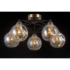 Светильник SFS 39171MD/5 MBK+AB Veneto Luce RSP