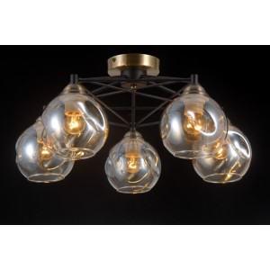 Светильник SFS 39171MD/5 MBK+AB Veneto Luce RSP