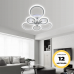 Светильник SPF-1617 WHITE/БЕЛЫЙ D600/H140/8/LED/72W/2.4G+RGB SPF23-01