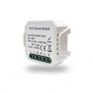 Реле-диммер Wi-Fi  RL1003-DM Одноканальное 1 x 150 Вт Denkirs RSP