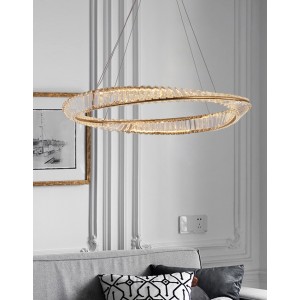 Светильник подвесной светодиодный ElegantLight DZN-8187 БРОНЗА D800/H1200/1/LED/100W DOMO
