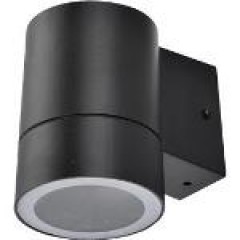Ecola GX53 LED 8003A светильник накладной IP65 прозрачный Цилиндр металл. 1*GX53 Черный 114x140x90