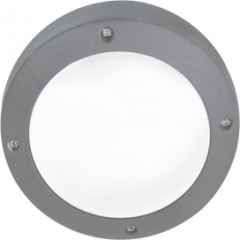 Ecola GX53 LED B4139S светильник накладной IP65 матовый Круг алюмин. 1*GX53 Серый 145x145x65