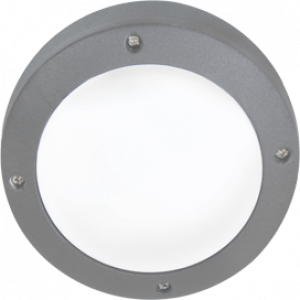 Ecola GX53 LED B4139S светильник накладной IP65 матовый Круг алюмин. 1*GX53 Серый 145x145x65 <