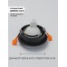 Светильник встраиваемый поворотный SAPFIR SPF-6096 Черный ` MR16 GU5.3 COLISEUM 24-03