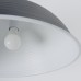 Светильник подвесной SPF-6117 ЧЕРНЫЙ+БЕЛЫЙ D500/H1250/1/E27/40W без ламп, черный провод SPFD PATIO