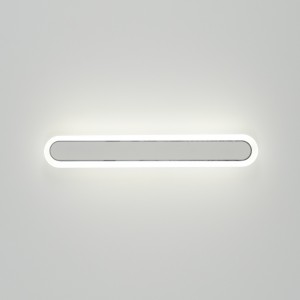 Светильник настенный САПФИР SPF-4782 Белый + Хром 400мм 1/LED/2*24W BARR 22-07 (1 из 10 шт в коробке