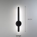 Светильник настенный САПФИР SPF-4790 Черный + Хром 400мм 1/LED/2*24W BART 22-07 (1 из 10шт в коробке