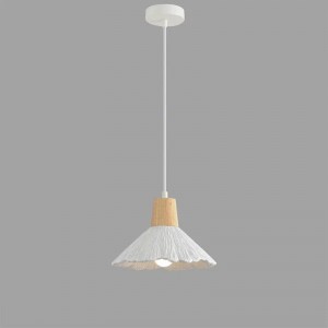 8352/1A SUSPENTIONI белый/бежевый, металл/дерево/цемент Подвес E27 60W 220V EOLIANA