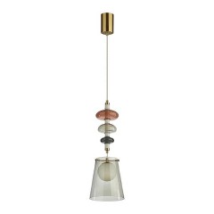5411/18LB L-VISION ODL_EX23 13 бронзовый/серый/бордовый/белый Подвес LED 18W 4000K AMORE