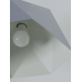 Светильник подвесной SPF-6130 СЕРЫЙ+БЕЛЫЙ D380/H1190/1/E27/40W без ламп, прозрачный провод SPFD PATIO