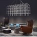 Светильник DZN-68781 МАТ.ХРОМ ` 1200*600*600/H600+6000/1/LED/.W/4000K трос 4м SELENA 25-04