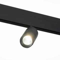 Магнитный трековый светильник Черный LED 1*7W 3000K 595Lm Ra>90 36о IP20 L-xW44xH90 48V