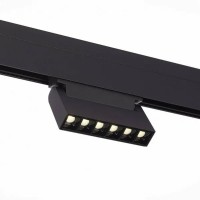 Магнитный трековый светильник Черный LED 1*6W 3000K 532Lm Ra>80 36о IP20 L120xW22xH108 48V