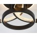 Светильник SAPFIR (2202-500-3BK) SPF-9408 ЧЕРНЫЙ D750*720/H110/3/LED/2*90W без ПДУ TERRA 24-12