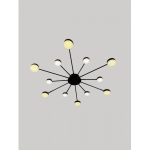 Светильник потолочный SAPFIR SPF-9424 ЧЕРНЫЙ D1160/H120/12/LED/..W/4000-4500К GERHORT 22-12