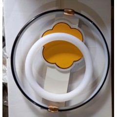 РАСПРОДАЖА Светильник SPF-35803 КРУГ ЖЕЛТЫЙ D500/H100/1/LED/72W SPF21-10 (1)