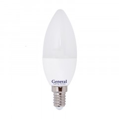 Лампа GLDEN-CF-8-230-E14-4500 GNRL RSP 10/100