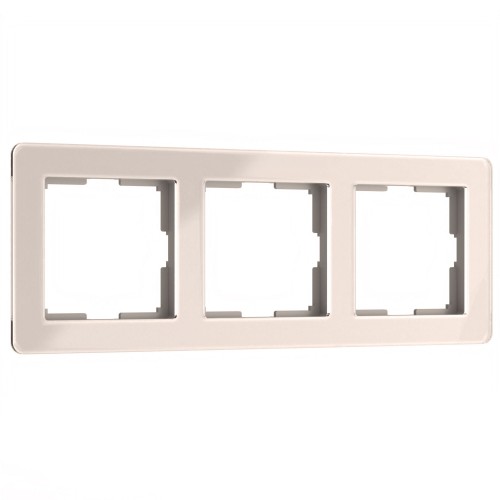 Рамка на 3 поста (айвори)