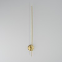 Настенный светильник Minimal 05.1 (Золото, D10x80 cm, 3000K, Металл, 16W RSP