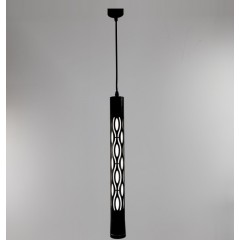 Светильник SPF-1518 BLACK/ЧЕРНЫЙ D50/H500-1200/1/GU10/50W + LED 6W подсветка SPF13-1
