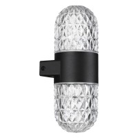 STREET NT24 000 черный Светильник ландшафтный настенный IP65 LED 14W 4000K 175-265V ESTIMA