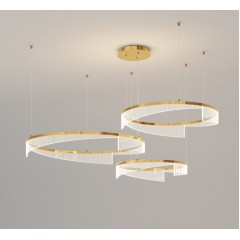Светильник DZN1-4-70 ЗОЛОТО D400+600+800/H1200/3/LED/100W/4500K