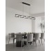Светильник DZN-89898 ЧЕРНЫЙ ` L1320/W120/H120+1500/5/LED/30W  3 режима без ПДУ BLACKOUT