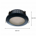 Ecola GX53 H9 защищенный IP65 светильник встраив. без рефл. черный матовый 98х55