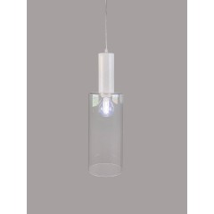 Подвесной светильник SPFD-43433 БЕЛЫЙ МРАМОР/прозрачное стекло D140/H1500/1/Е27/50W без ламп COLONI