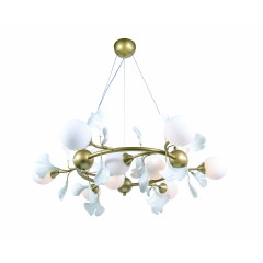 2661A/9 SPRAY PAINT BRASS+WHITE (1) Люстра NW RSP