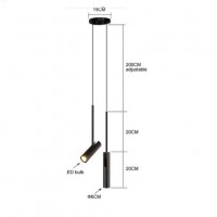 Светильник DZN-54196 ЧЕРНЫЙ