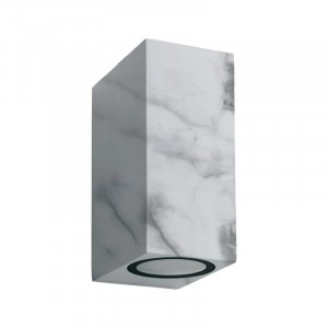 UUL-P42A 2х6W/GU10 IP65 MARBLE Светильник уличный, под две лампы GU10. Цвет корпуса мрамор