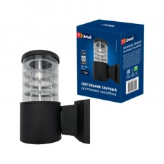 UUL-S11A 60W/E27 IP65 BLACK Светильник уличный, под лампу Е27.Корпус черный. 
