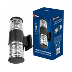 UUL-S12A 2x60W/E27 IP65 BLACK Светильник уличный, под две лампы Е27.Корпус черный