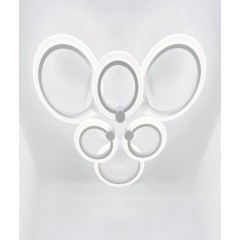 Светильник T5080/3+3 WHITE/БЕЛЫЙ (1C2276) D600/H120/6/LED/120W DIMMER ПДУ 2.4 SPF21-7 Марлоу