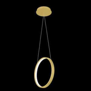 Светильник DZN-36963 D400mm gold LED 4000К