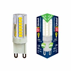 LED-JCD-5W/3000K/G9/CL GLZ09TR Лампа светодиодная. ТМ Uniel. RSP