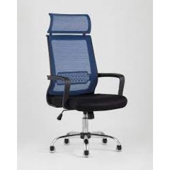 Кресло офисное TopChairs Style голубое
