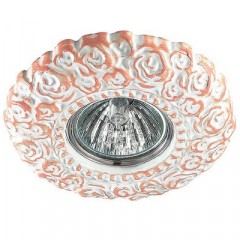 370313 RSP NT17 355 белый/розовый Встраиваемый стандартный светильник GX5.3 50W 12V FIORI