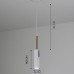 Светильник подвесной ElegantLight DZN-8247 WHITE / БЕЛЫЙ 1/GU10/50W POINT 23-04