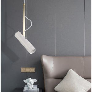 Светильник подвесной ElegantLight DZN-8247 WHITE / БЕЛЫ 1/GU10/50W 23-04