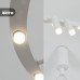Светильник подвесной ElegantLight DZN-8218 WHITE D650/H1200/12+4/LED/48W/3000K 22-10 VISION