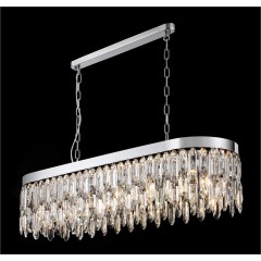 Светильник SFS F6-L1000*W300*H220 CHROME овальный RSP