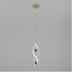 Светильник DZN-21730 ЗОЛОТО D120/H300+1500/1/LED/./4000K звёздное небо SPRAY2 26-01